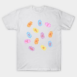 poe conversation hearts T-Shirt